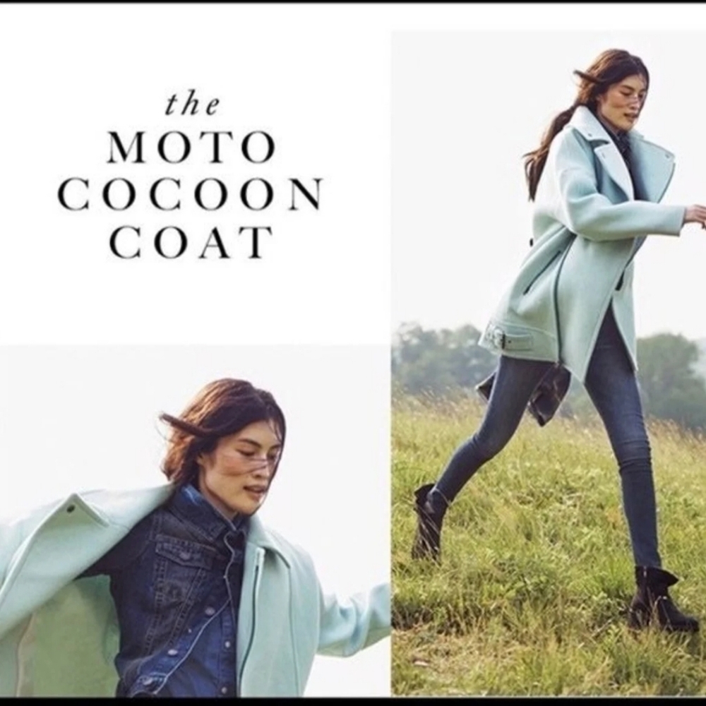 Banana Republic mint coat
